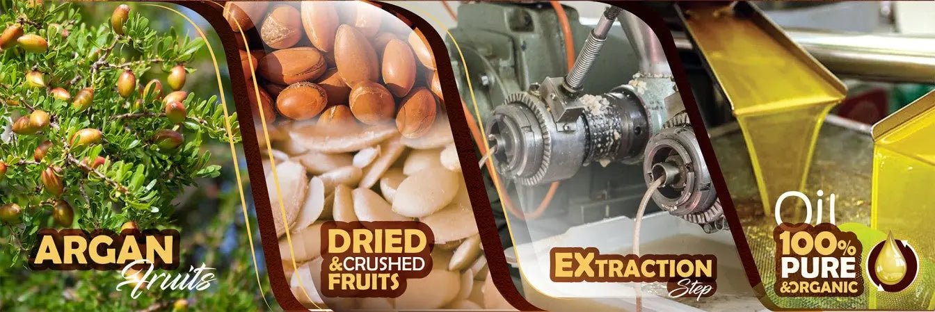 عملية إنتاج زيت الأركان