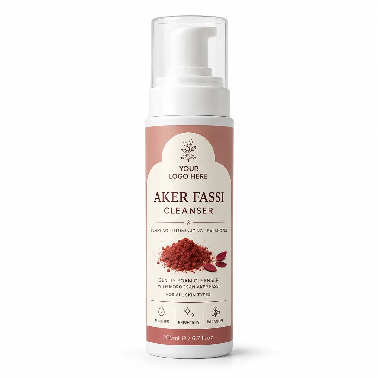 Organic Aker Fassi Cleanser Private Label | Zineglob ZINEGLOB | First producer of Organic Moroccan Argan oil