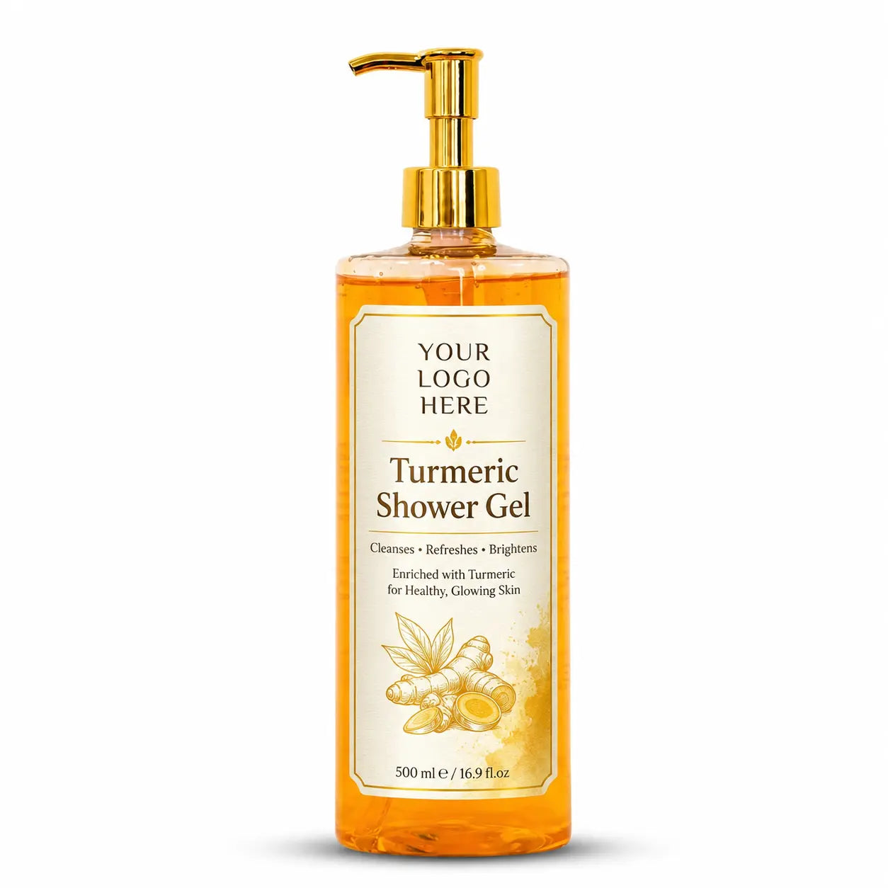 Organic Turmeric Shower Gel Private Label | Zineglob ZINEGLOB | First producer of Organic Moroccan Argan oil