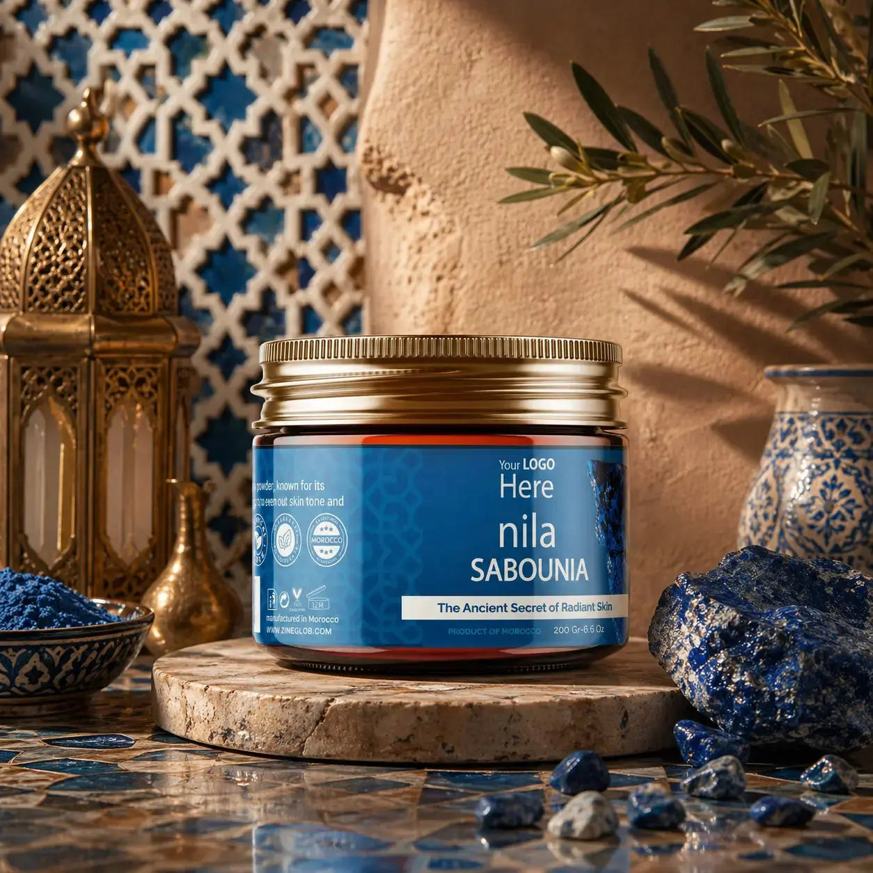 ZINEGLOB | First producer of Organic Moroccan Argan oil PRIVATE LABEL Nila Sabonia – The Moroccan Secret for Radiant & Even Skin Tone