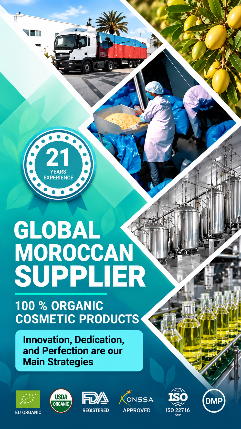 Zineglob cosmetic manufacturing and private label production in Morocco