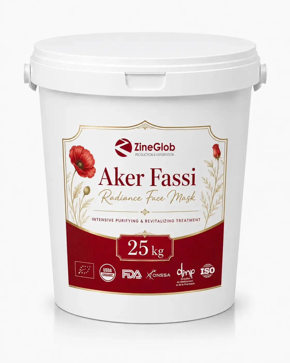 ZINEGLOB | First producer of Organic Moroccan Argan oil Aker Fassi Radiance Face Mask