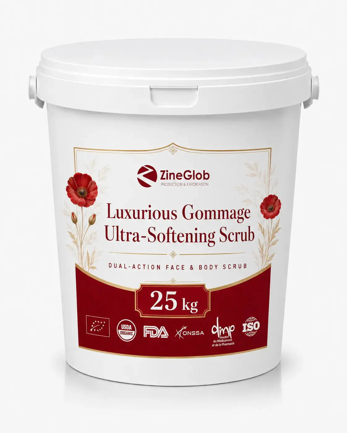 ZINEGLOB | First producer of Organic Moroccan Argan oil Luxurious Gommage Ultra-Softening Scrub