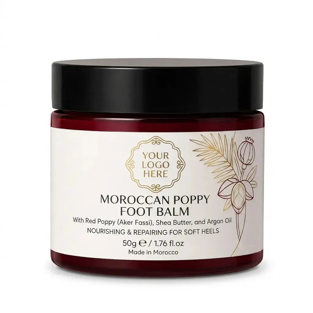 ZINEGLOB | First producer of Organic Moroccan Argan oil POPPY FOOT BALM
