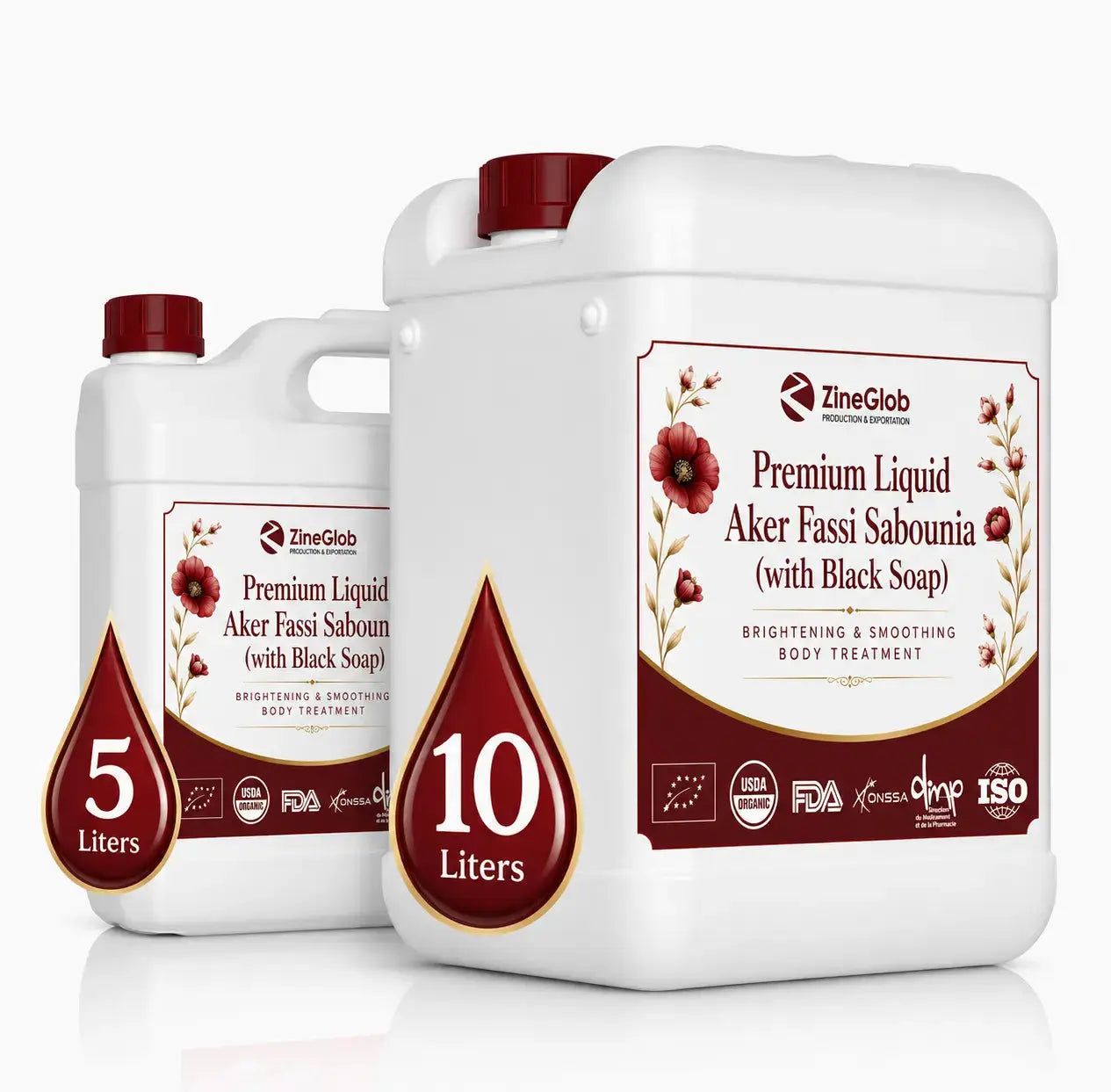ZINEGLOB | First producer of Organic Moroccan Argan oil Premium Liquid Aker Fassi Sabounia (with Black Soap)