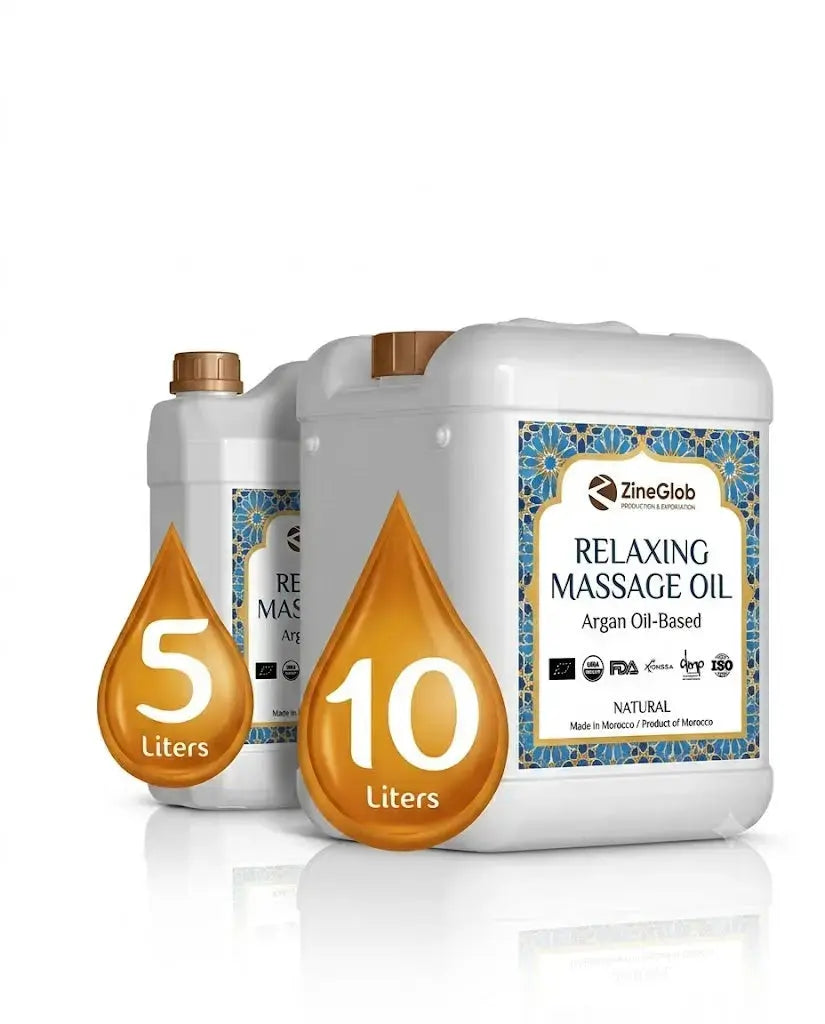 ZINEGLOB | First producer of Organic Moroccan Argan oil Premium Relaxing Massage Oil