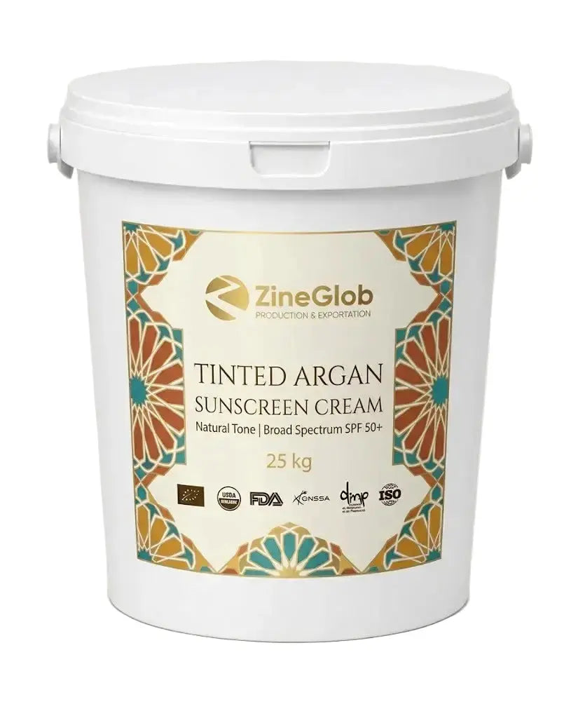 ZINEGLOB | First producer of Organic Moroccan Argan oil Premium Tinted Argan Sunscreen Cream