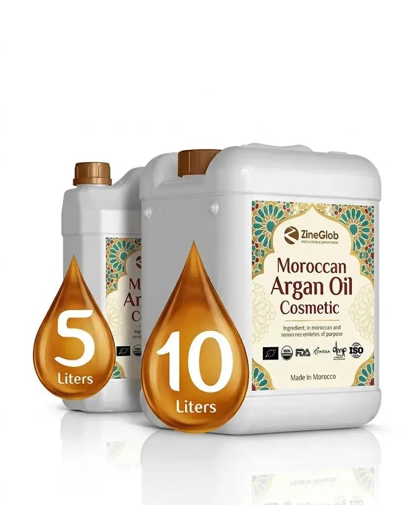 ZINEGLOB | First producer of Organic Moroccan Argan oil PURE MOROCCAN ARGAN OIL COSMETIC USE