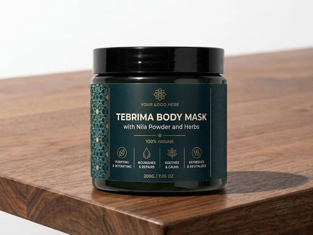 ZINEGLOB | First producer of Organic Moroccan Argan oil TEBRIMA BODY MASK WITH NILA