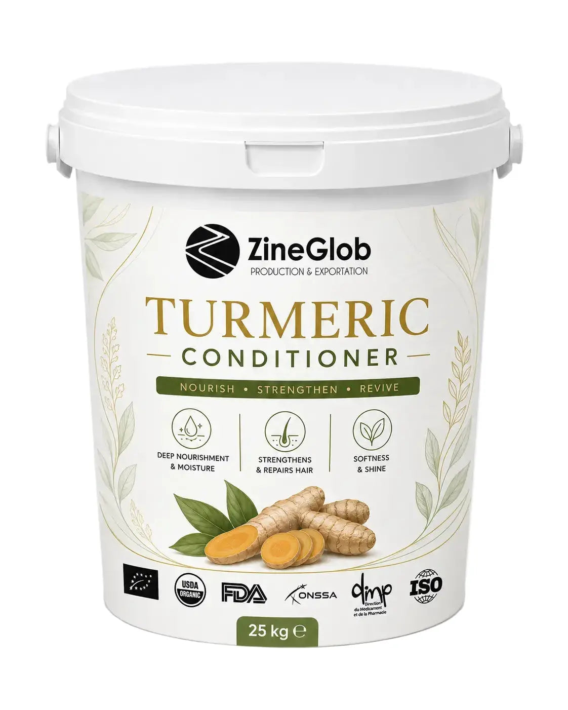 ZINEGLOB | First producer of Organic Moroccan Argan oil Turmeric Conditioner