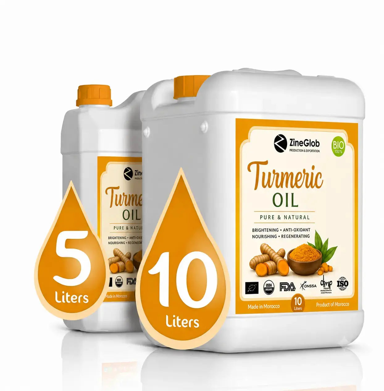 ZINEGLOB | First producer of Organic Moroccan Argan oil Turmeric Oil