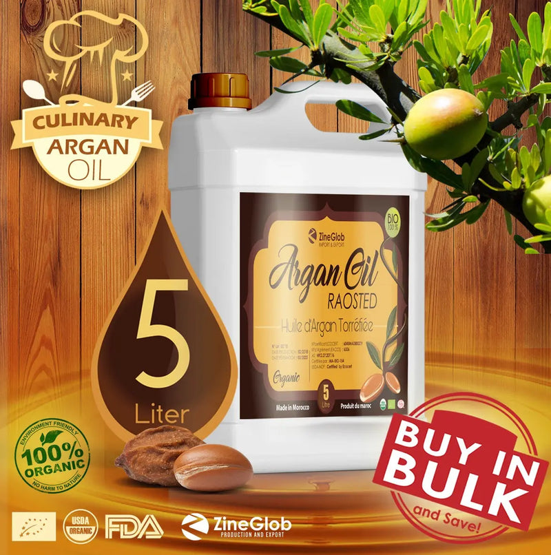 Argan Oil Products IN BULK PURE CULINARY ARGAN OIL (5Liters)