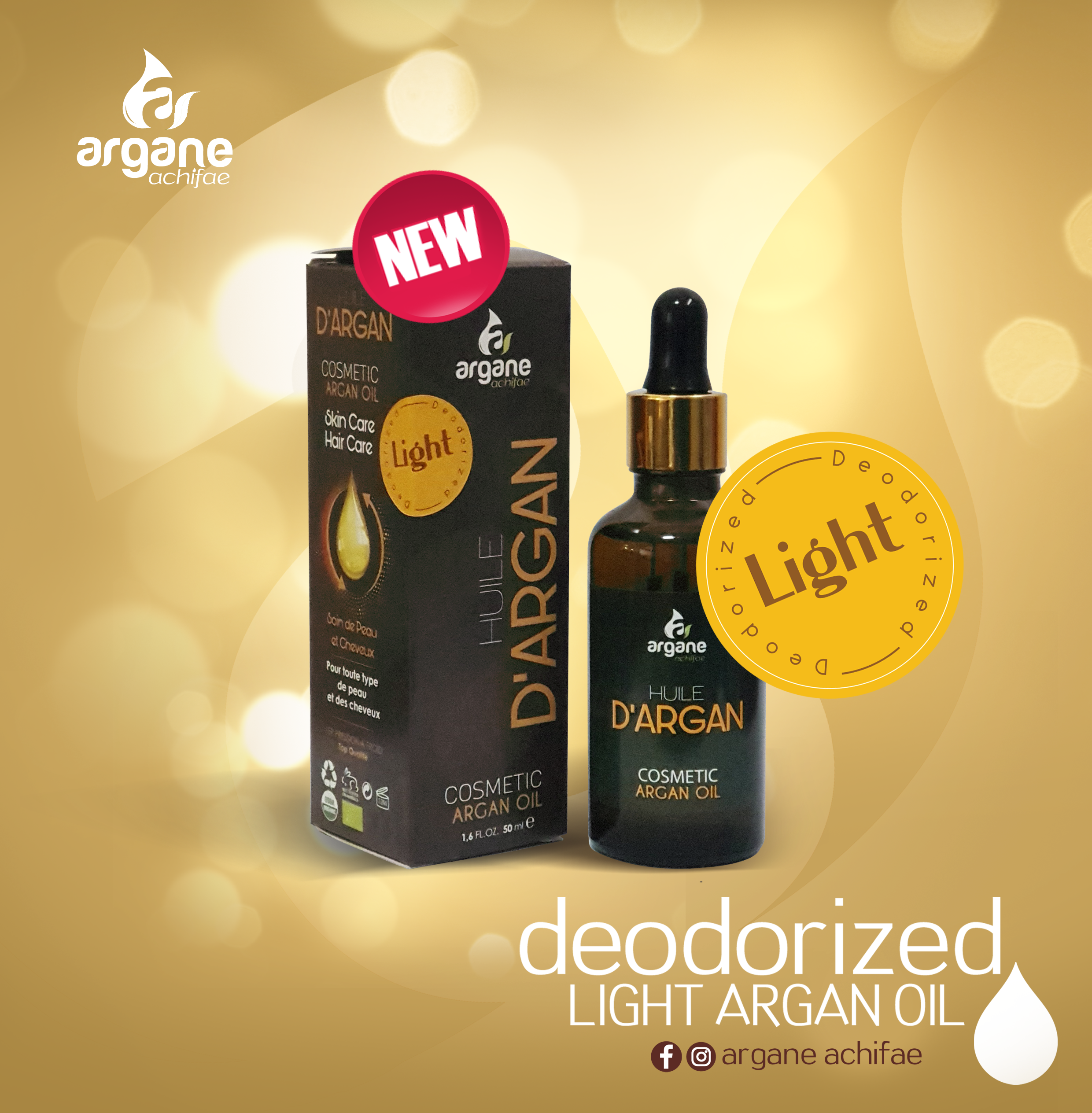 deodorised Argan Oil private label