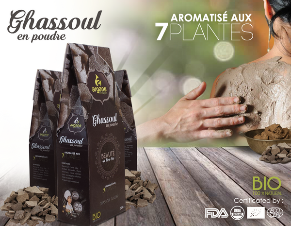 Ghassoul clay Lava Moroccan