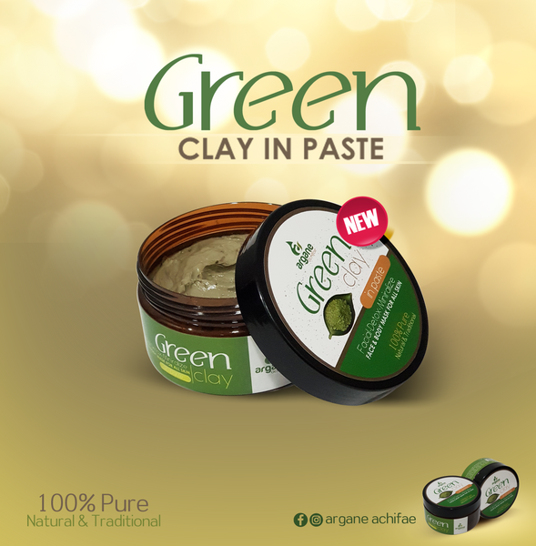 green clay Mask for face and body