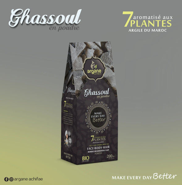 Ghassoul Lava Clay Moroccan private label