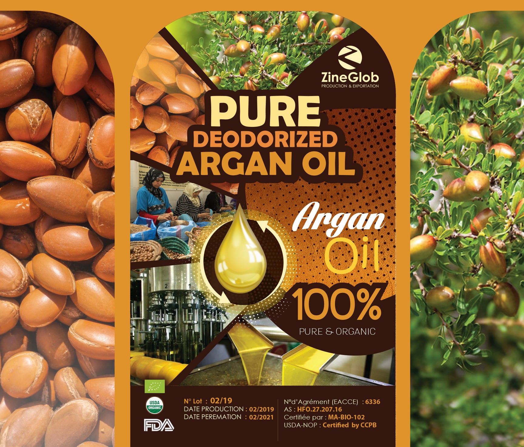 Unroasted Argan oil