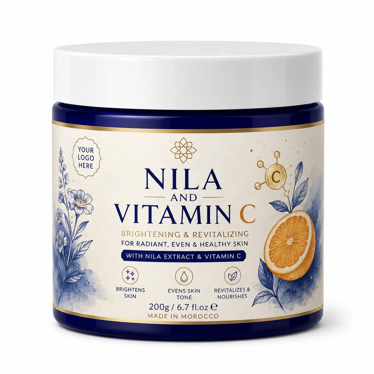 Organic Nila and Vitamin C Private Label | Zineglob  ZINEGLOB | First producer of Organic Moroccan Argan oil