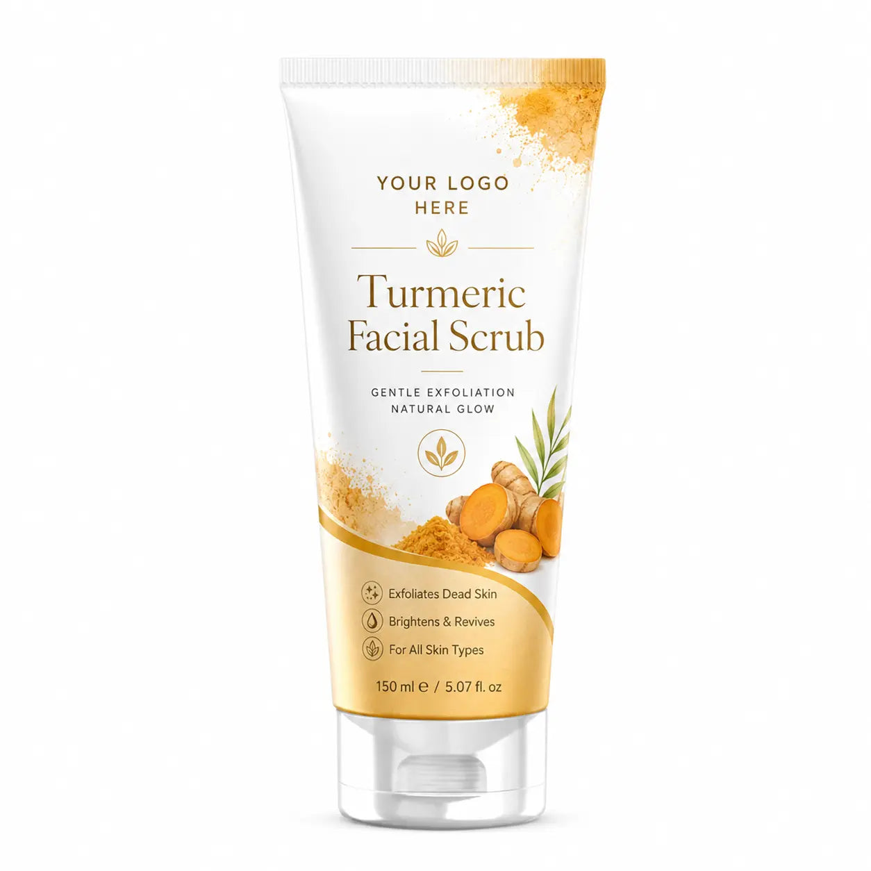 Organic Turmeric Facial Scrub Private Label | Zineglob  ZINEGLOB | First producer of Organic Moroccan Argan oil