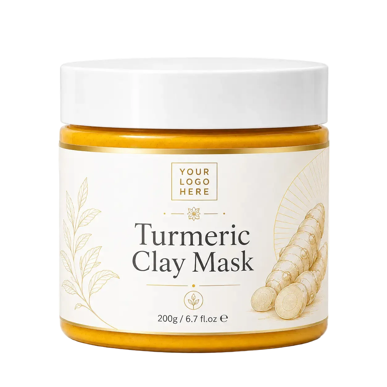 Organic Turmeric Clay Mask Private Label | Zineglob  ZINEGLOB | First producer of Organic Moroccan Argan oil