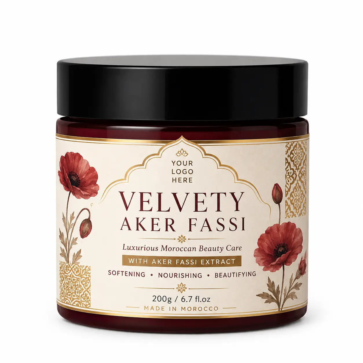 Organic Velvety Aker Fassi Private Label | Zineglob  ZINEGLOB | First producer of Organic Moroccan Argan oil