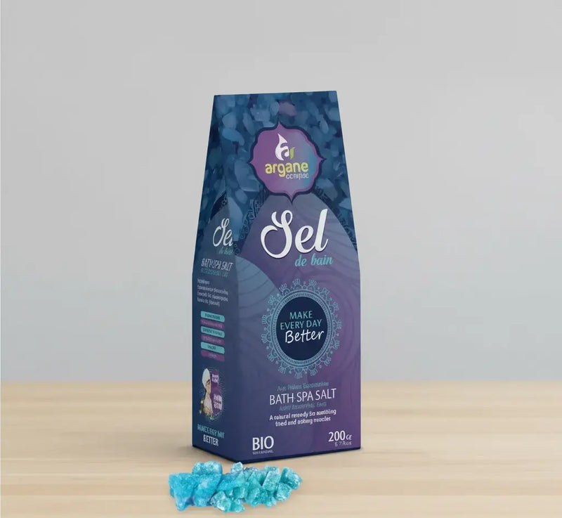 arganorganic argane achifae BATH SALTS WITH ESSENTIAL OILS - 200GR