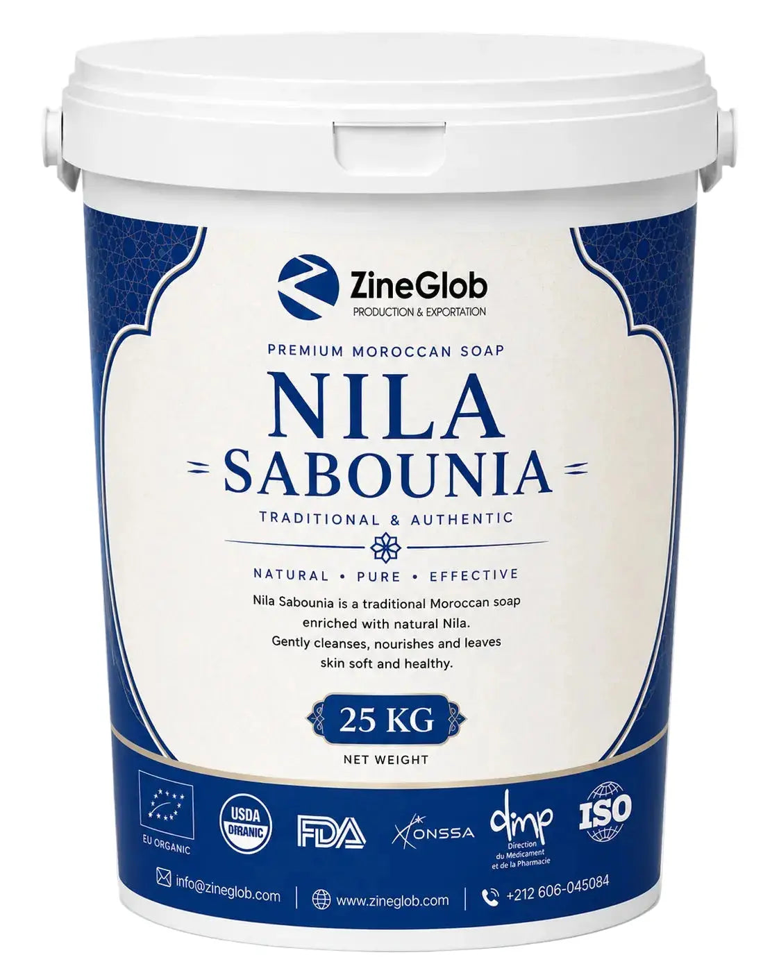 ulk Nila Sabounia 25 KG Wholesale - Traditional Moroccan Soap