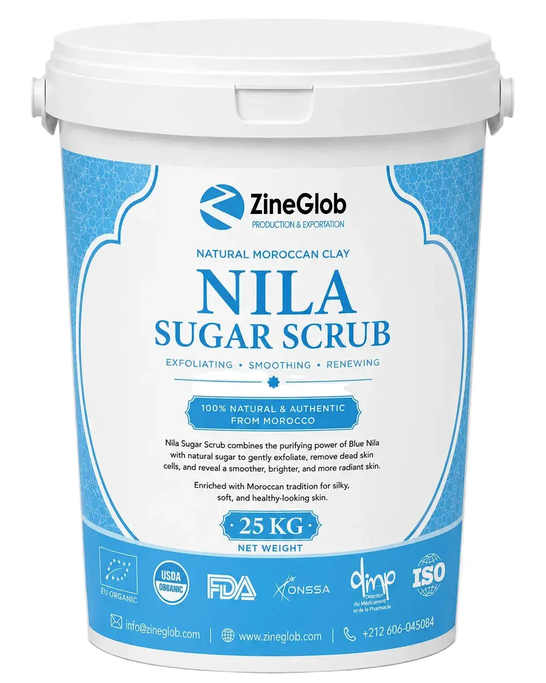 Bulk Nila Sugar Scrub 25 KG Wholesale - Exfoliating Moroccan Body Scrub