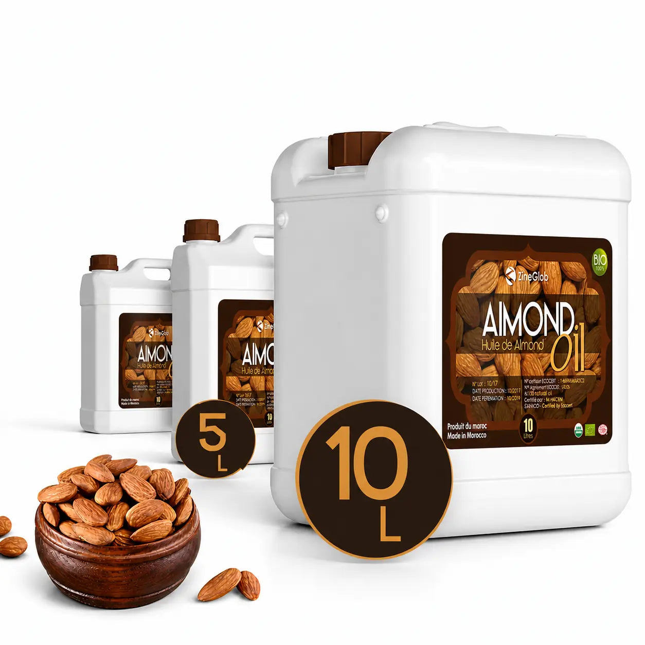 ZINEGLOB | First producer of Organic Moroccan Argan oil IN BULK Cosmetic Almond Oil for Face Benefits