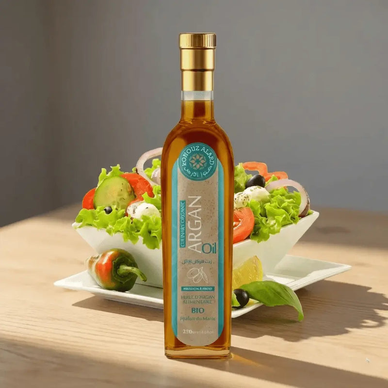 ZINEGLOB | First producer of Organic Moroccan Argan oil KOUNOUZ ALARD CULINARY ARGAN OIL