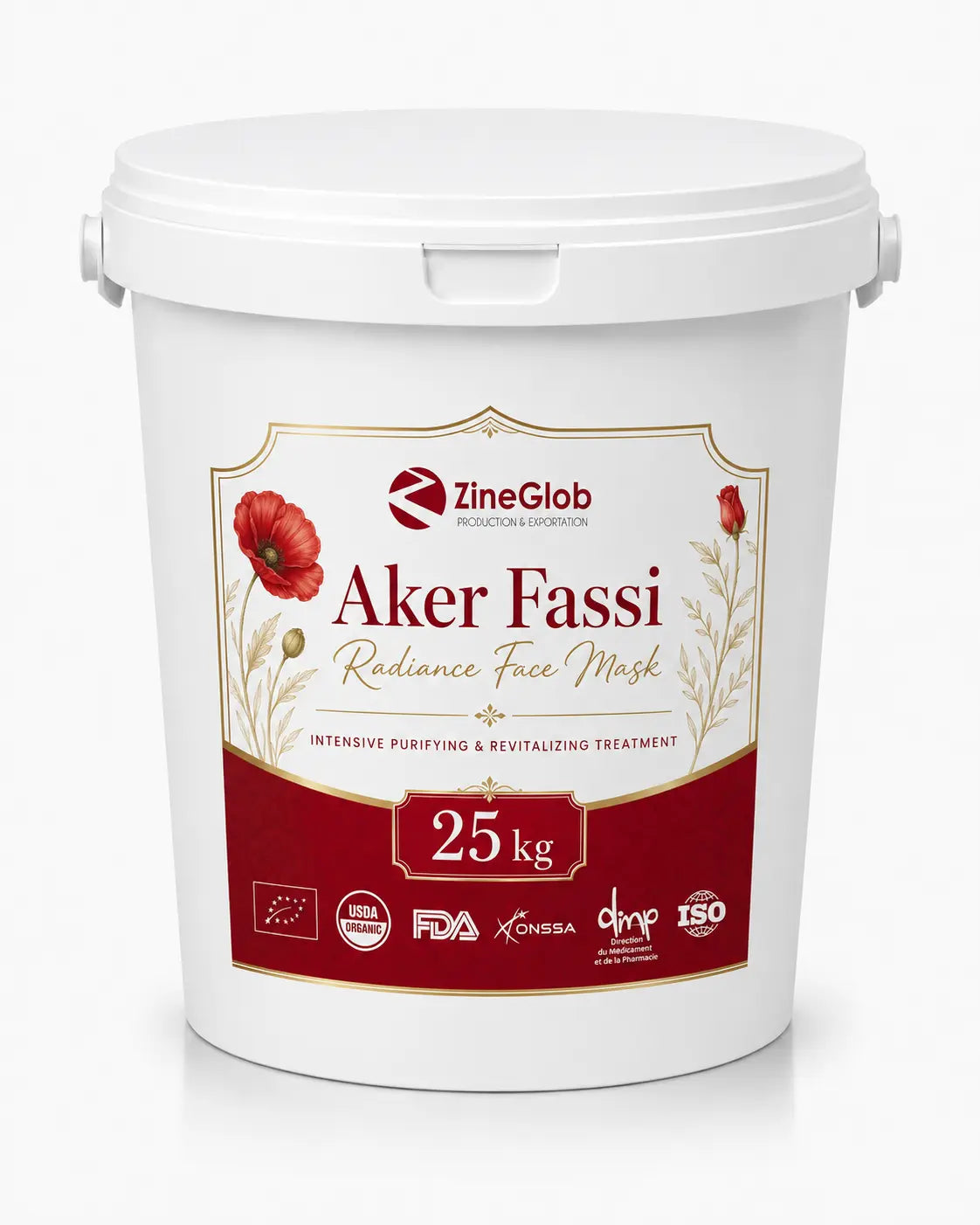  ZINEGLOB | First producer of Organic Moroccan Argan oil Aker Fassi Radiance Face Mask