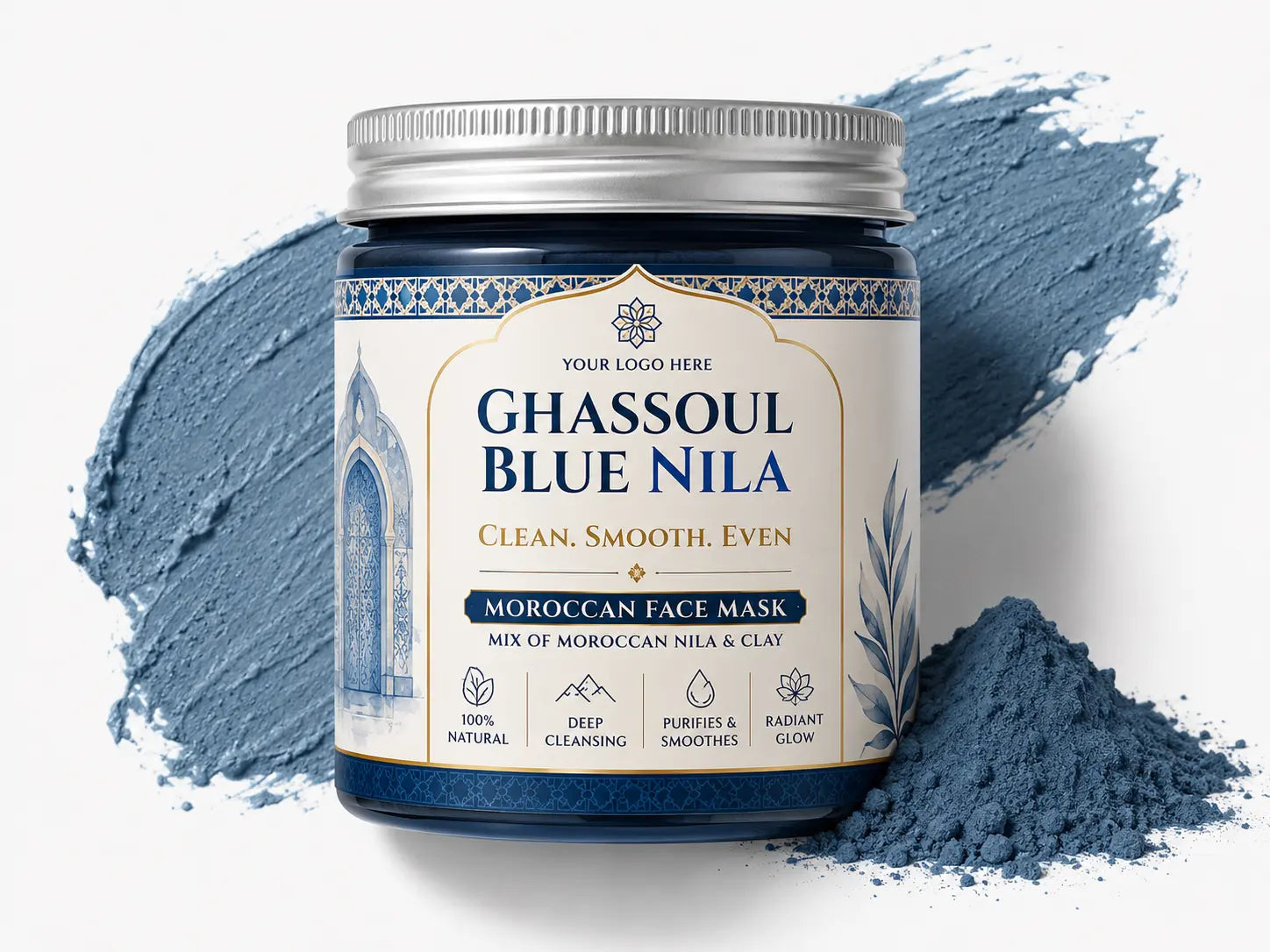  ZINEGLOB | First producer of Organic Moroccan Argan oil GHASSOUL BLUE NILA