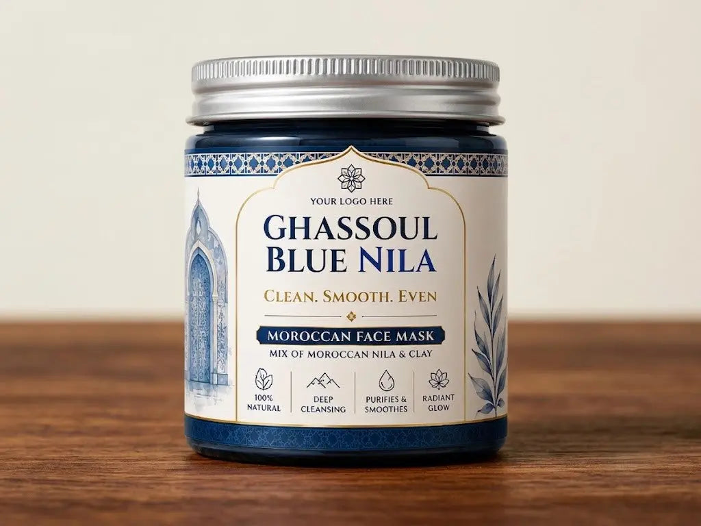  ZINEGLOB | First producer of Organic Moroccan Argan oil GHASSOUL BLUE NILA