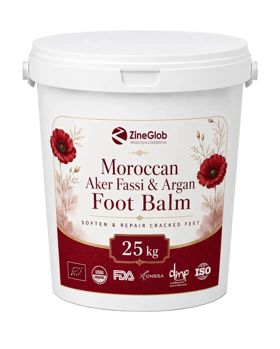  ZINEGLOB | First producer of Organic Moroccan Argan oil Moroccan Aker Fassi & Argan Foot Balm