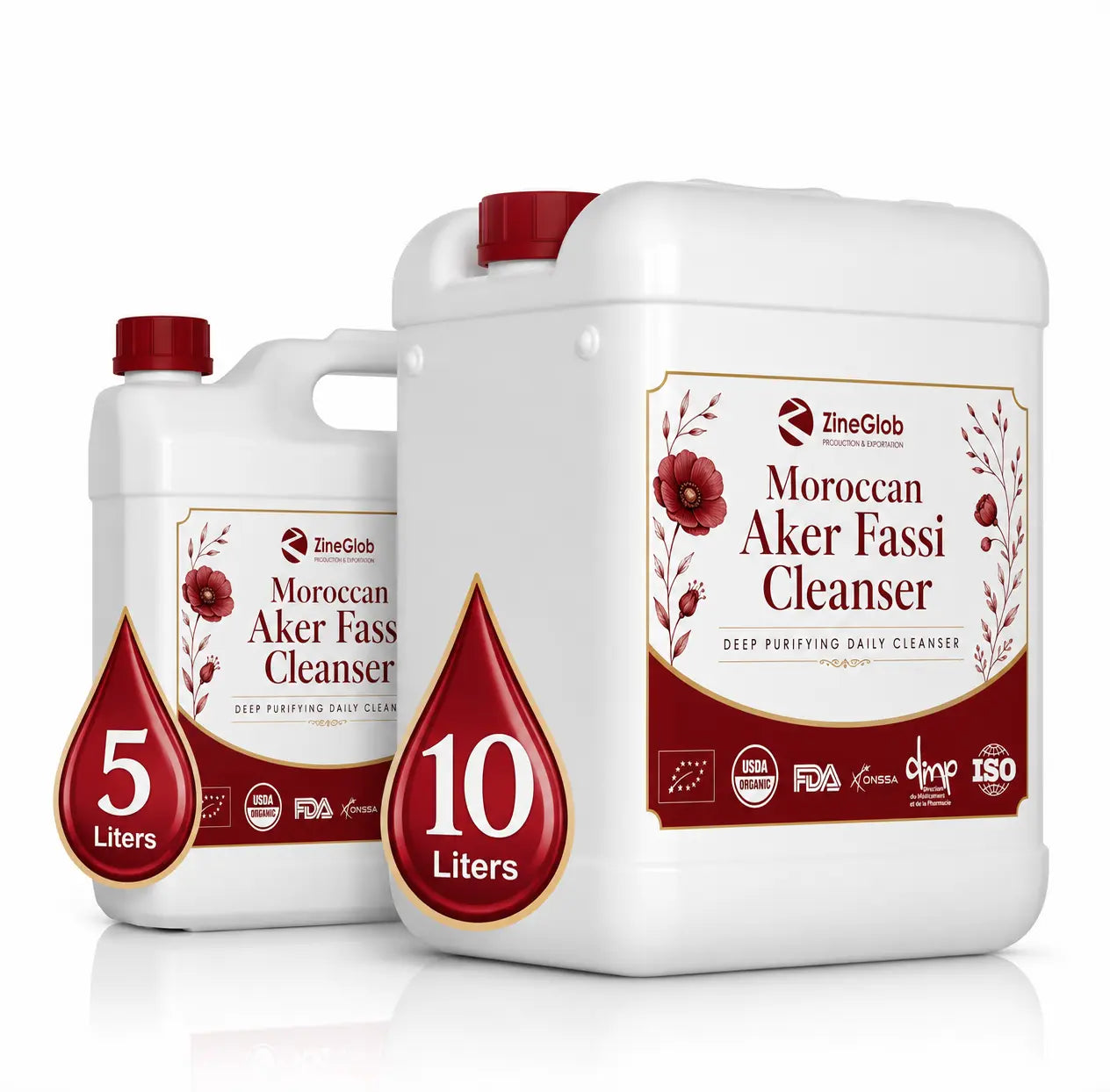  ZINEGLOB | First producer of Organic Moroccan Argan oil Moroccan Aker Fassi Cleanser