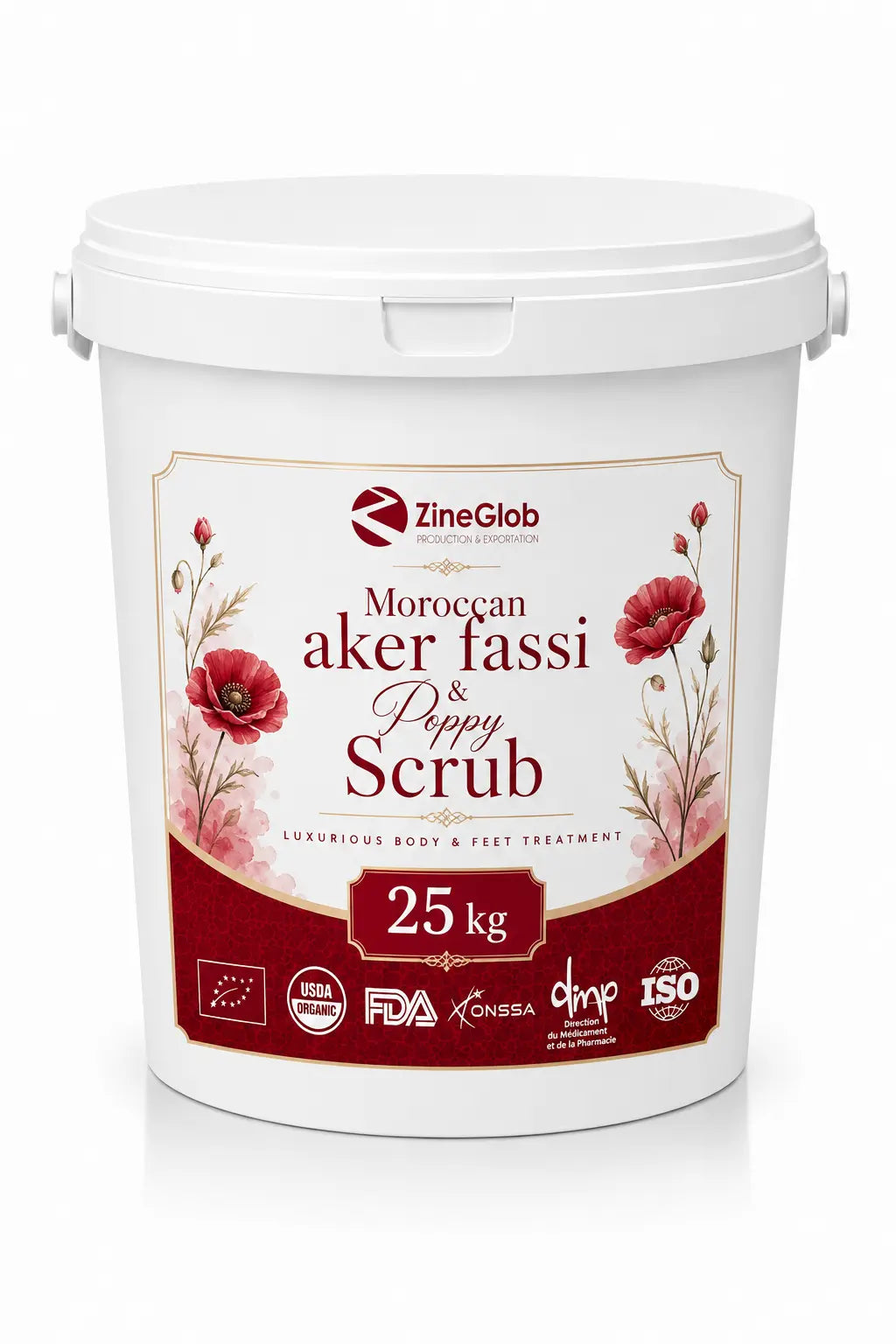 ZINEGLOB | First producer of Organic Moroccan Argan oil Moroccan aker fassi & Poppy Scrub