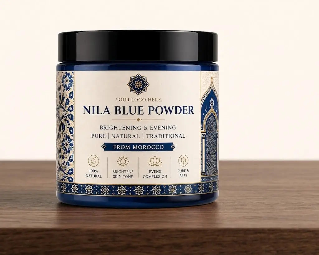  ZINEGLOB | First producer of Organic Moroccan Argan oil NILA BLUE POWDER