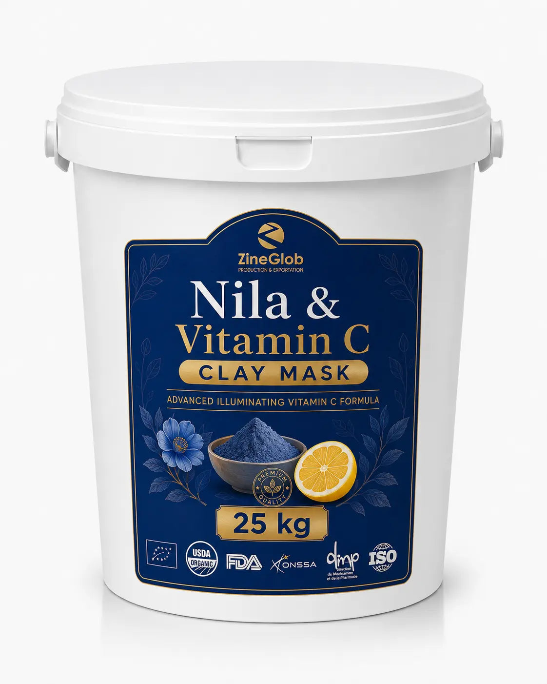  ZINEGLOB | First producer of Organic Moroccan Argan oil Nila & Vitamin C Clay Mask