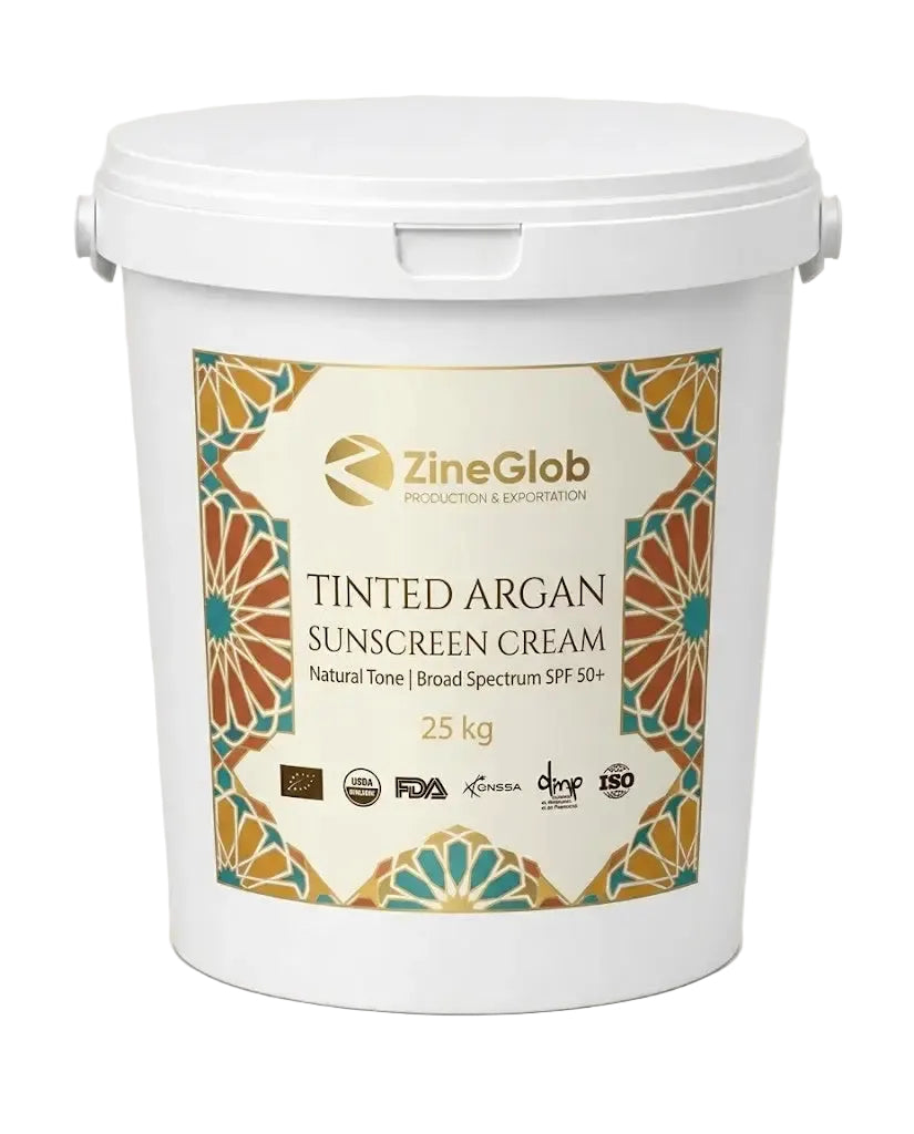  ZINEGLOB | First producer of Organic Moroccan Argan oil Premium Tinted Argan Sunscreen Cream